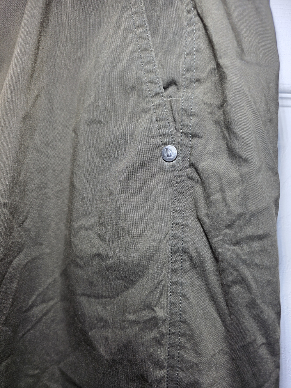 Vuori Men's Banks Hybrid Swim Shorts Olive Green Size L Lined Stretch Pocket - Picture 6 of 9